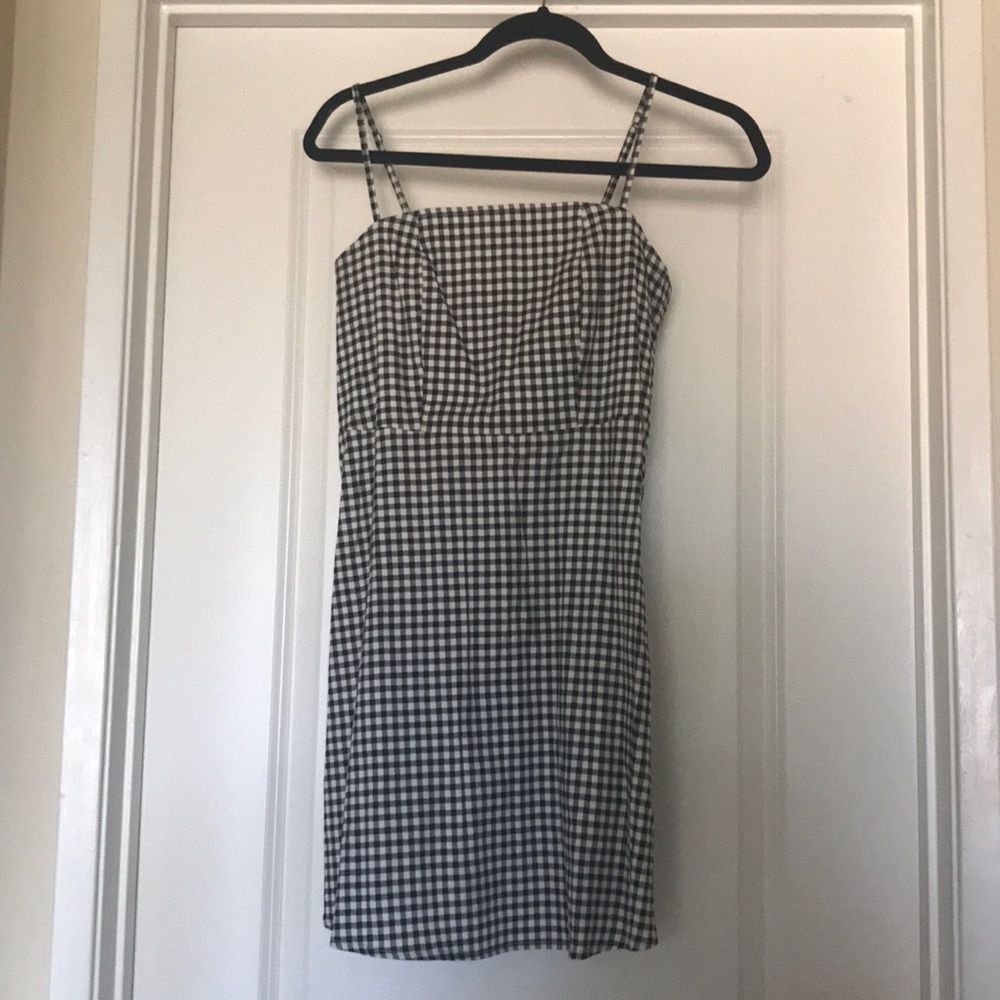 Zaful checkered mini dress size M